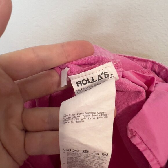 Rolla's The Original High Rise Straight Size 26 Color Pink - Picture 7 of 7